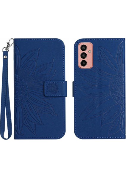Samsung Galaxy M23 5g Lüks Pu Deri Kart Yuvaları Tutucu ile (Yurt Dışından)