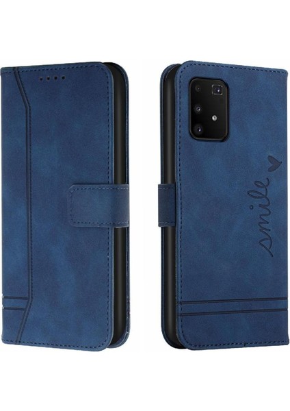 Samsung Galaxy S10 Lite Flip Folio Cüzdan Kart Yuvaları Için Telefon Kılıfı Kapak (Yurt Dışından)