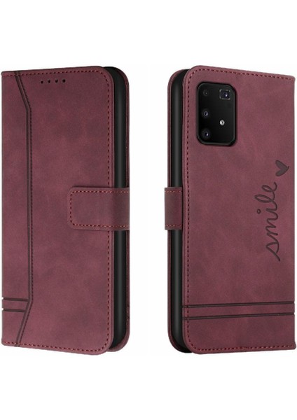 Samsung Galaxy S10 Lite Flip Folio Cüzdan Kart Yuvaları Için Telefon Kılıfı Kapak (Yurt Dışından)