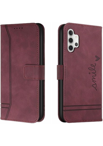 Samsung Galaxy A32 5g El Kayışı Kart Yuvaları Kapak Manyetik Için Telefon Kılıfı (Yurt Dışından)