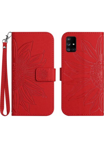 Samsung Galaxy A51 Için Kılıf Kart Yuvaları Tutucu ile 4g Lüks Pu Deri (Yurt Dışından)