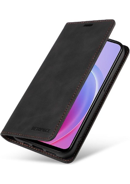 Oppo A96 5g Manyetik Folio Cüzdan Pu Deri Koruyucu Kılıf (Yurt Dışından)