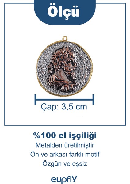 El Yapımı Antik Tasarım Gümüş Renkli Kolye Ucu_kolye1 modelleri