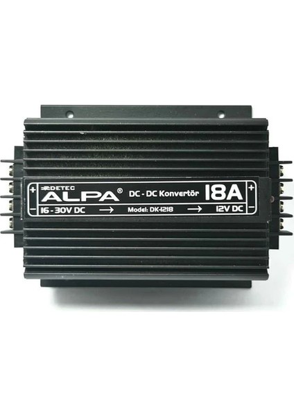 Alpa 18AMPER 16-30V - 12V Dc-Dc Konvertör