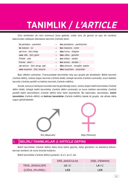 Fransızca Dilbilgisi Türkçe Açıklamalı fırsatları