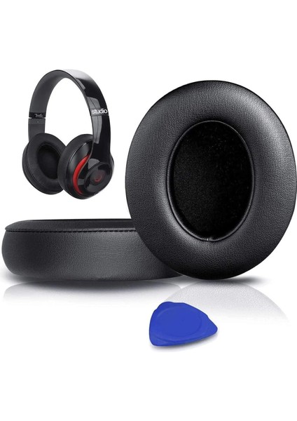 Beats Studio 2.0 Studio 3.0 Kablosuz ve Kablolu Kulaklık Yedek Kulak Pedleri Yastıklar Kulak Pedleri Protein Deri B0500 B0501 (Yurt Dışından)