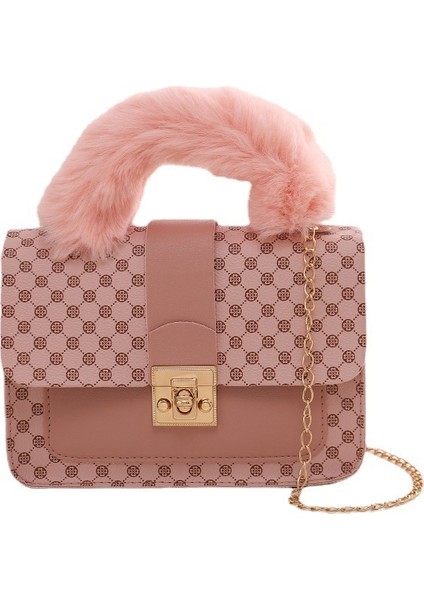 Kadın Peluş Omuz Crossbody Çanta (Yurt Dışından)