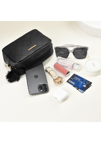 Kadın Crossbody Çanta Elmas Günlük Omuz Çantası (Yurt Dışından)