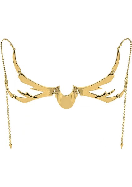 Maske Maskeli Balo Yüz Kolyesi Ayarlanabilir Takı - Burun Maskesi (Yurt Dışından)