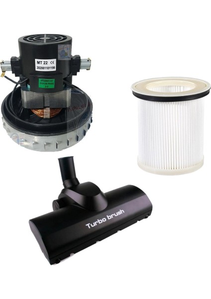 Arnica Bora 4000 Süpürge Uyumlu Motor , Fırça ve Filtre Yenileme Seti