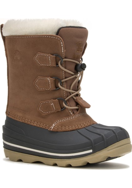 Snowdash Unisex Çocuk Kahverengi Bot