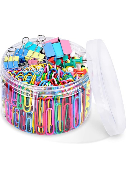 Renkli Ofis Kırtasiye Kombinasyon Klipsi (Yurt Dışından)