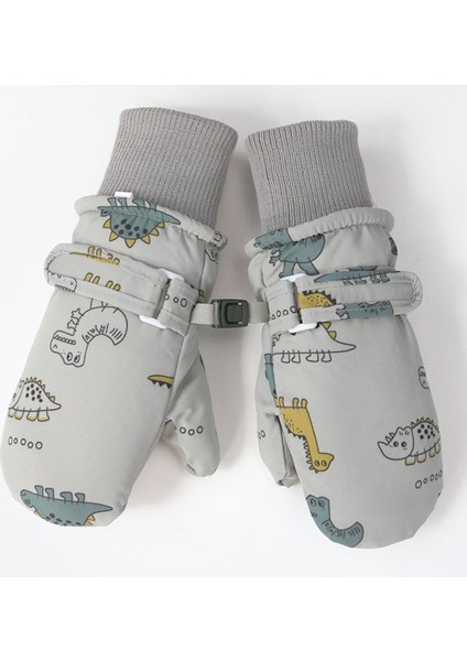 Su Geçirmez Çocuk Kayak Eldivenleri Rüzgar Geçirmez Kaymaz Çocuklar Bisiklet Eldiveni Kar Snowboard Kalın Sıcak Spor Eldivenler (Yurt Dışından) fırsatları