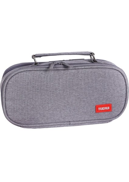 Büyük Kapasiteli Kanvas Öğrenci Kalem Kutusu (Yurt Dışından)