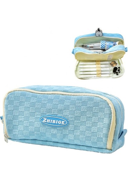 Büyük Kapasiteli Waffle Kalem Kutusu (Yurt Dışından)