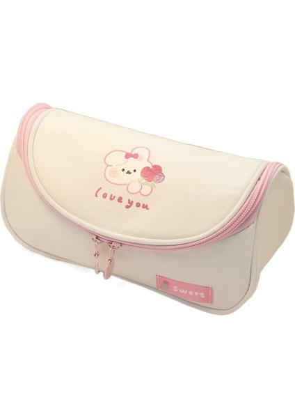 Büyük Kapasiteli Kapaklı Sevimli Kalem Kutusu (Yurt Dışından)