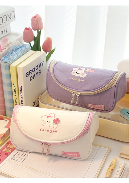 Büyük Kapasiteli Kapaklı Sevimli Kalem Kutusu (Yurt Dışından) fırsatları