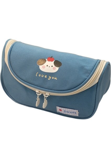 Büyük Kapasiteli Kapaklı Sevimli Kalem Kutusu (Yurt Dışından)