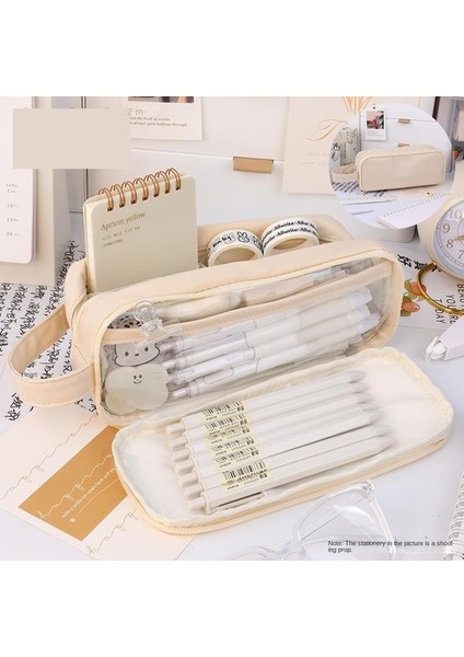 Çift Katmanlı Büyük Kapasiteli Kalem Kutusu (Yurt Dışından)