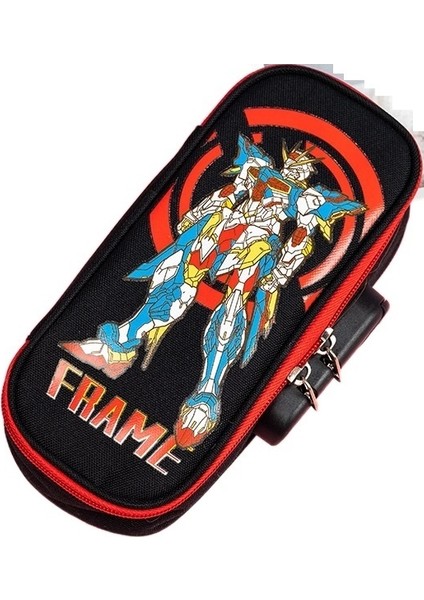 Çok Fonksiyonlu Karikatür Şifreli Kilit Kalem Kutusu (Yurt Dışından)