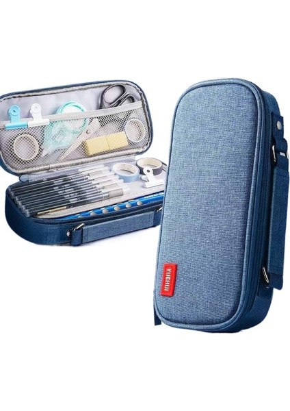 Üç Katmanlı, Tek Açılımlı, Geniş Kapasiteli Kalem Kutusu (Yurt Dışından)