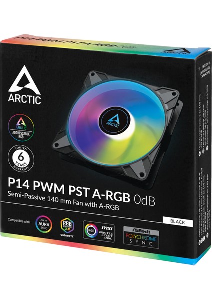 Arctıc P14 Pwm Pst A-Rgb 0db - Kasa Fanı (ACFAN00239A) - 140MM (14CM)