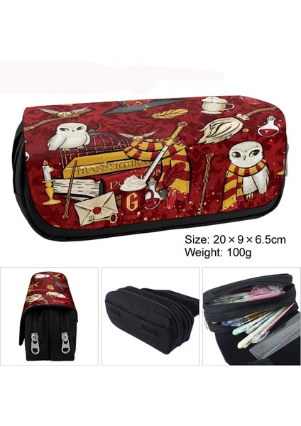 Harry Potter Kalem Kutusu Kırtasiye Çift Katmanlı Fermuar Saklama Kalem Kutusu (Yurt Dışından) fiyatları