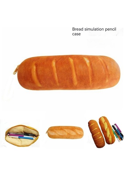Simüle Baskılı Ekmek Kalem Çantası, Yumuşak ve Sevimli Gözlük Saklama Çantası (Yurt Dışından) fiyatları