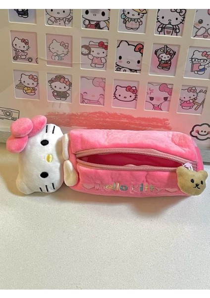 Pembe Dudu Kt Kedi Kalem Çantası Sevimli Öğrenci Okul Malzemeleri (Yurt Dışından) modelleri