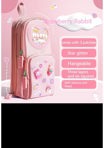 Büyük Kapasiteli Çocuklar Için Sevimli Okul Çantası Şeklindeki Kalem Kutusu (Yurt Dışından) modelleri