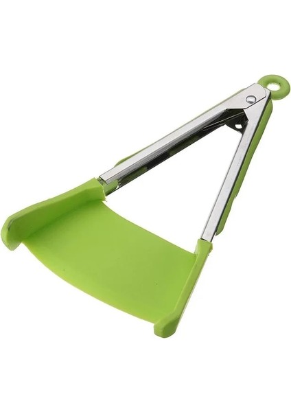 Yeşil-9 Inç Tarzı 27*13.2cm Zeki Mutfak Spatula ve Maşa Yapışmaz Isıya Dayanıklı Paslanmaz Çelik Çerçeve Silikon Maşa Mutfak Aleti1 (Yurt Dışından)