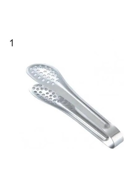 150X50X3 mm Stili Mutfak Gereçleri Paslanmaz Çelik Mutfak Maşası Küçük Barbekü Izgara Pişirme Maşası Barbekü Et Salatası Yemek Maşası Kelepçe Buz Maşası Klip (Yurt Dışından)