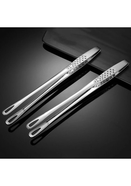Bir Stil 304 Paslanmaz Çelik Barbekü Kelepçesi Mutfak Gıda Maşası Taşınabilir Barbekü Cımbız Servis Büfe Klip Pişirme Patates Kızartması Mutfak Aracı (Yurt Dışından) fırsatları