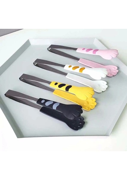 Sarı-S Tarzı Yeni Paslanmaz Çelik Kedi Maşa Mama Maşası Mutfak Maşası Kedi Pençe Şekli Maşa Barbekü Pişirme Için Paslanmaz Çelik Pişirme Maşası (Yurt Dışından) modelleri