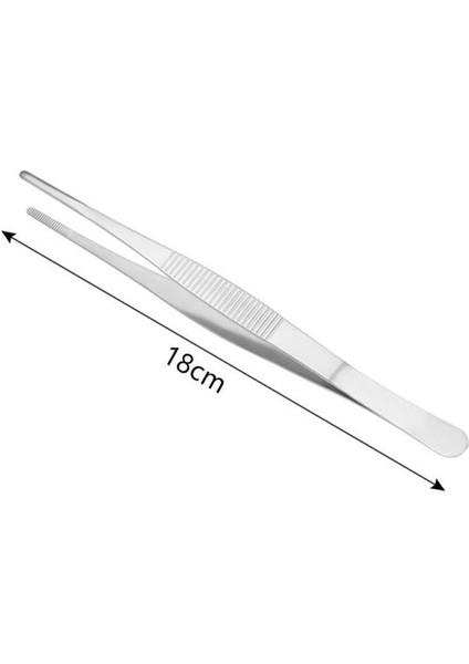 18CM Tarzı 1 Adet Mutfak Alet Barbekü Maşa Gıda Maşa Gıda Klip Paslanmaz Çelik Churrasco Cımbız Klip Barbekü Büfe Restoran Araçları (Yurt Dışından)