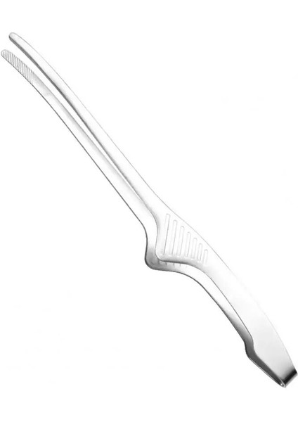 No.4 Tarzı Gıda Maşası Uzun Saplı Isıya Dayanıklı Gıda Sınıfı Paslanmaz Çelik Dayanıklı Mutfak Klipsi Pişirme Malzemeleri Barbekü Araçları (Yurt Dışından)