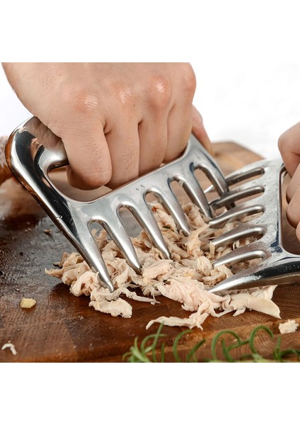 Paslanmaz Çelik Tarzı 2 Adet Manuel Ayı Pençeleri Barbekü Çatal Barbekü Et Çatal Maşa Çekme Et Işleyici Domuz Kelepçesi Kavurma Çatal Barbekü Araçları Izgara Aksesuarları (Yurt Dışından) fırsatları