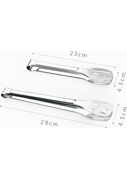 23CM Tarzı Servis Maşası Paslanmaz Çelik Klip Gıda Pensesi Barbekü Salatası Ekmek Aksesuarları Klip Mutfak Pişirme Araçları Ekmek Mini Barbekü Araçları (Yurt Dışından) modelleri