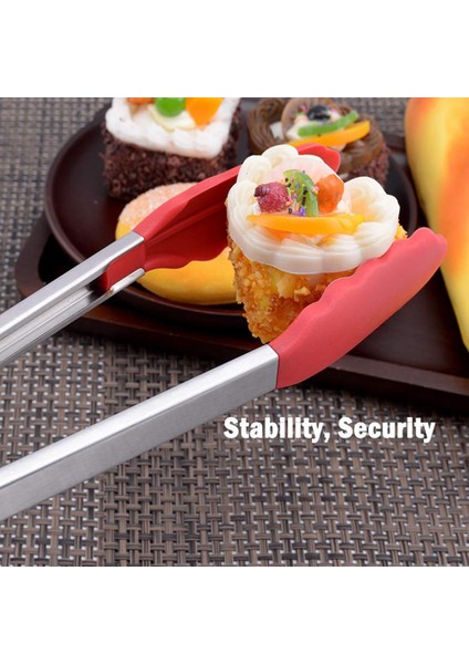 Yeşil Stil Paslanmaz Çelik Barbekü Maşa Ergonomik Saplı Isıya Dayanıklı Metal Yemek Servis Izgara Yemek Maşası Mutfak Pişirme Aksesuarları Için (Yurt Dışından) modelleri