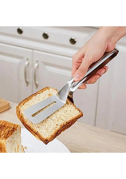 Gümüş Tarzı Paslanmaz Çelik Gıda Maşası Kızarmış Balık Biftek Klipsi Maşa Barbekü Izgara Maşası Yapışmaz Barbekü Izgara Pişirme Maşası Mutfak Aletleri (Yurt Dışından) fırsatları