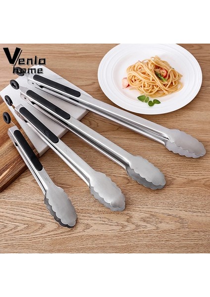 16 Inç Tarzı Inç Barbekü Izgara Maşası Kilitli Paslanmaz Çelik Salata Ekmek Servis Maşası Yapışmaz Bq Maşası Gereç Pişirme Klipsi Yeni (Yurt Dışından) fiyatları