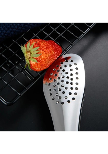 232X46X30 mm Stili Mutfak Gereçleri Paslanmaz Çelik Mutfak Maşası Küçük Barbekü Izgara Pişirme Maşası Barbekü Et Salatası Yemek Maşası Kelepçe Buz Maşası Klip (Yurt Dışından) fırsatları