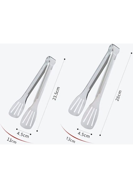 S 9 Inç Stili Barbekü Izgara Pense Aracı Barbekü Pişirme Aracı Salata Ekmek Spagetti Servis Maşası Paslanmaz Çelik Pense Mutfak Aracı Aksesuar (Yurt Dışından) modelleri