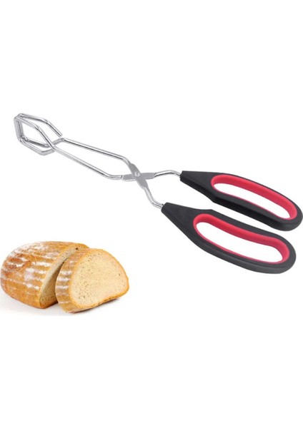 S Tarzı Barbekü Aletleri Barbekü Veya Maşa Izgara Yemek Maşası Uzun Sap Veya Barbekü Ekmek Kızartma Klipsi Mutfak Pişirme Maşası Barbekü Aksesuarları (Yurt Dışından) fırsatları