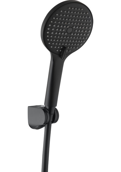 Trenda Mafsallı Duş Seti - Mat Siyah