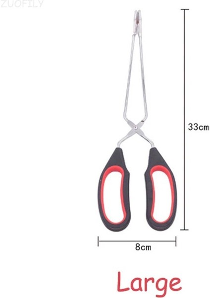 L Tarzı Barbekü Karbon Klipsli Izgara Gıda Uzun Saplı Veya Maşa Salata Kömür Kelepçesi Et Klipsi Ahşap Kavrayıcı Barbekü Maşası Mutfak Aleti (Yurt Dışından)