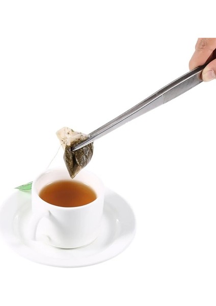 16CM Tarzı cm Dişli Cımbız Paslanmaz Çelik Uzun Gıda Maşası Barbekü Barbekü Aracı Klip Aksesuarları Mutfak Aletleri (Yurt Dışından) fırsatları