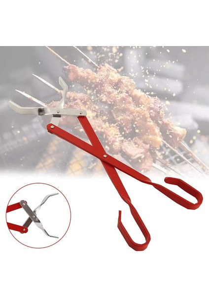 Kırmızı Stil Teenra Barbekü Karbon Fırın Kömür Maşası Paslanmaz Çelik Pense Plastik Saplı Barbekü Aracı Isıya Dayanıklı Güvenli Kullanım Klasörü Karbon Aracı (Yurt Dışından) indirimleri