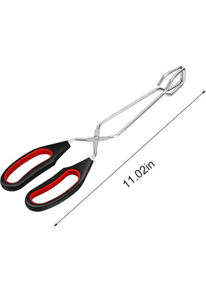 M Tarzı Barbekü Araçları Barbekü Klip Izgara Maşası Uzun Saplı Gıda Maşası Salata Ekmek Kızartma Servis Klipsi Mutfak Pişirme Maşası Barbekü Aksesuarları (Yurt Dışından)