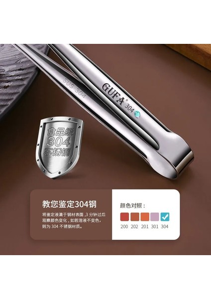 Orta Stil Yeni Paslanmaz Çelik Barbekü Maşası Japon Ekmek Maşası Yemek Maşası Biftek Maşası Uzatılmış Barbekü Maşası Mutfak Aletleri (Yurt Dışından) modelleri